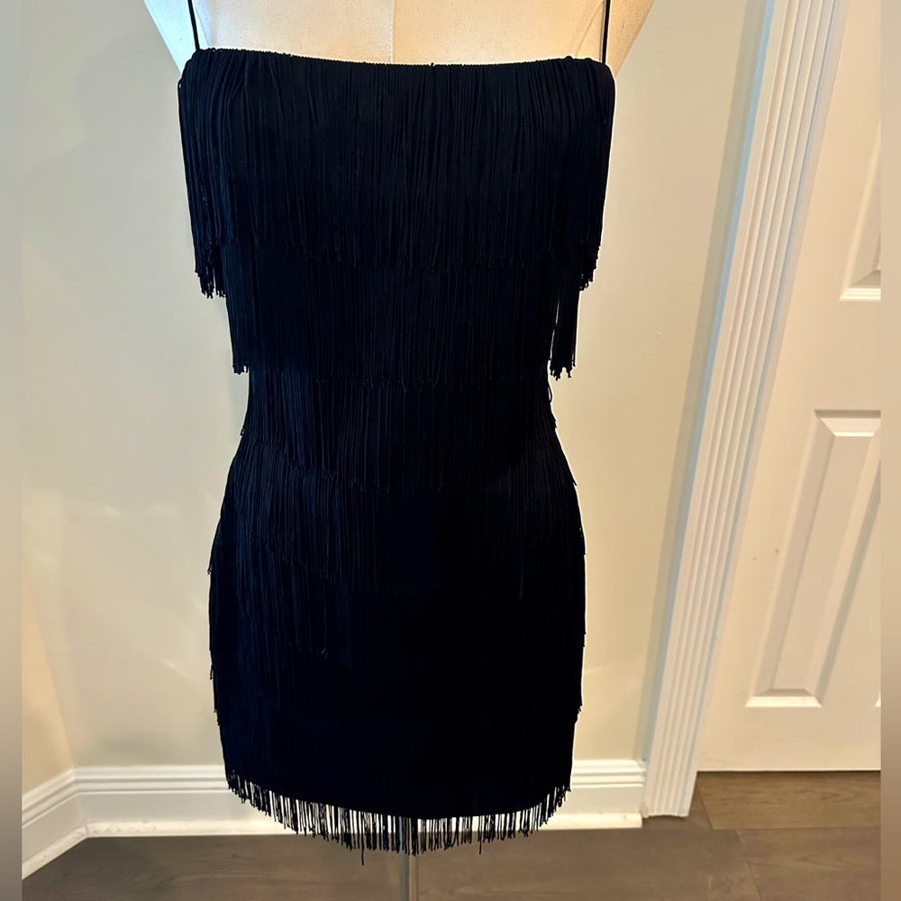 NWOT LIKELY Fringe Mini Dress